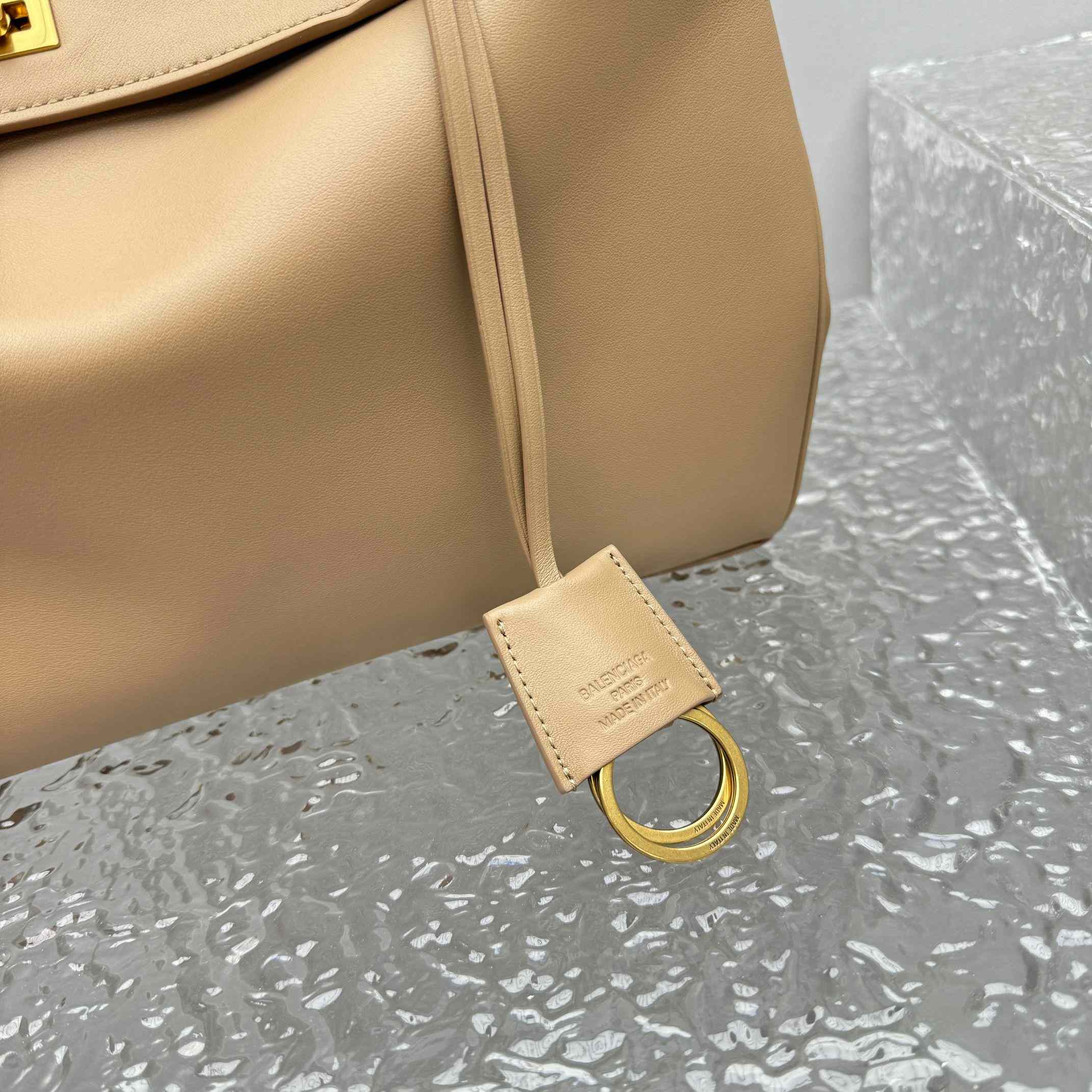 Balenciaga Rodeo Medium Handbag In Latte  - DopestKickz
