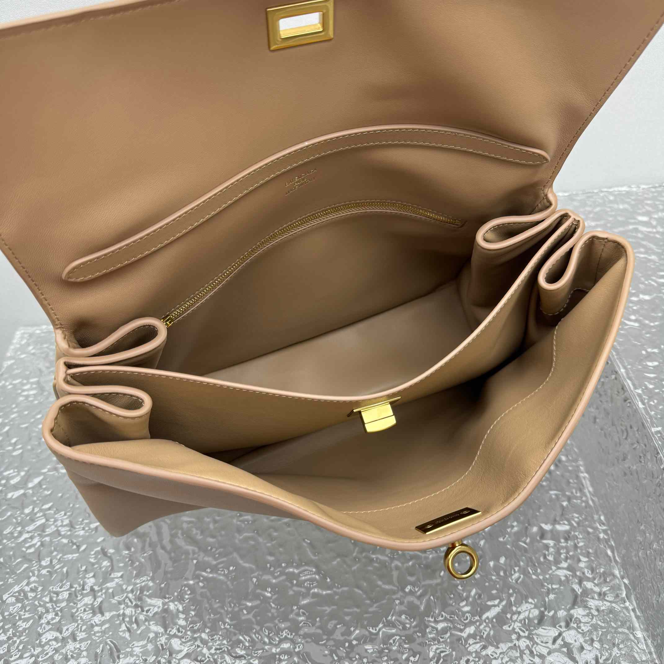 Balenciaga Rodeo Medium Handbag In Latte  - DopestKickz
