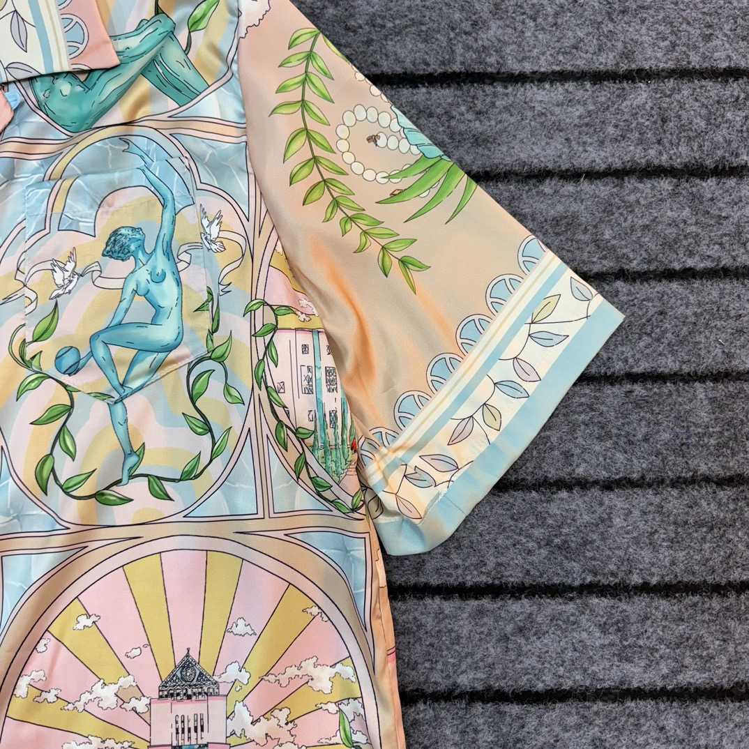 Casablanca Vase Linen Shirt - DopestKickz