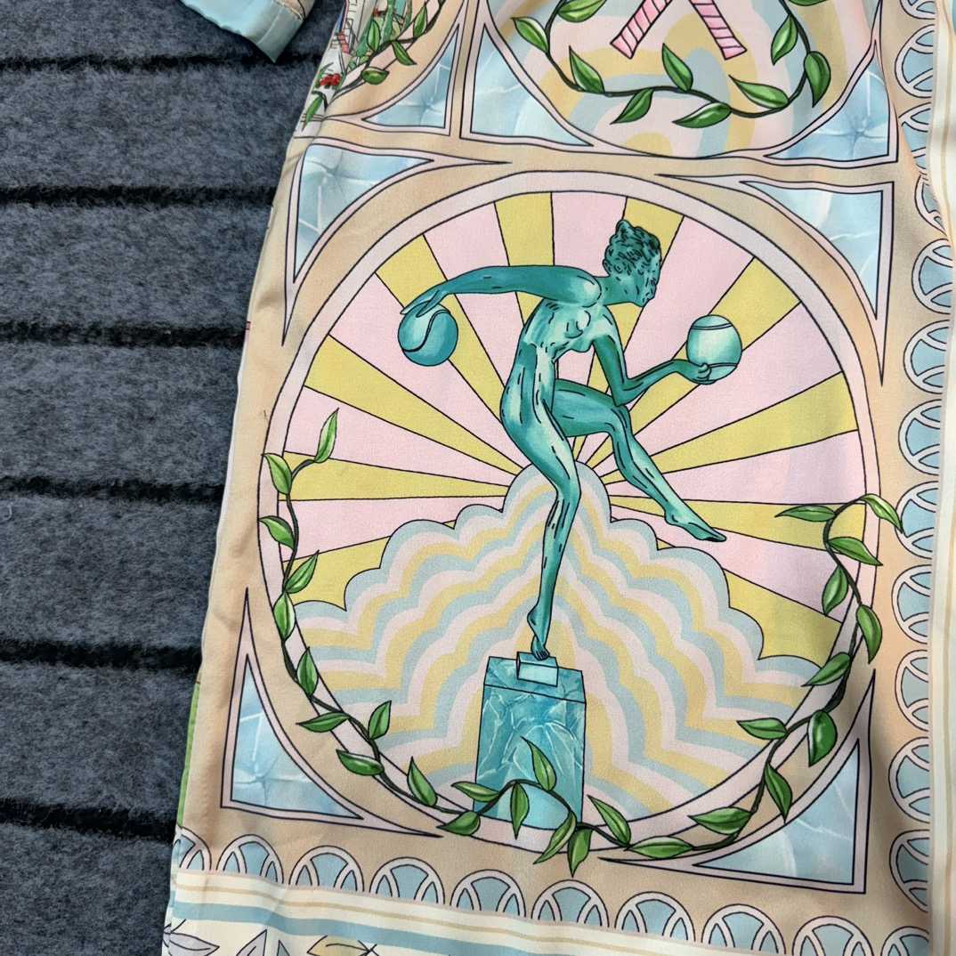 Casablanca Vase Linen Shirt - DopestKickz