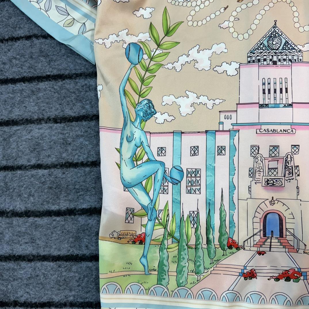 Casablanca Vase Linen Shirt - DopestKickz