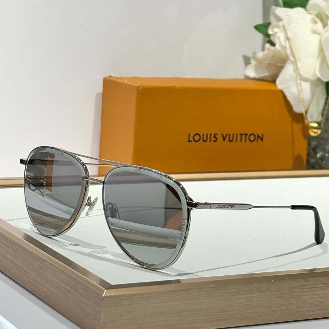 Louis Vuitton LV Super Vision Metal Pilot Sunglasses   Z2625U - DopestKickz