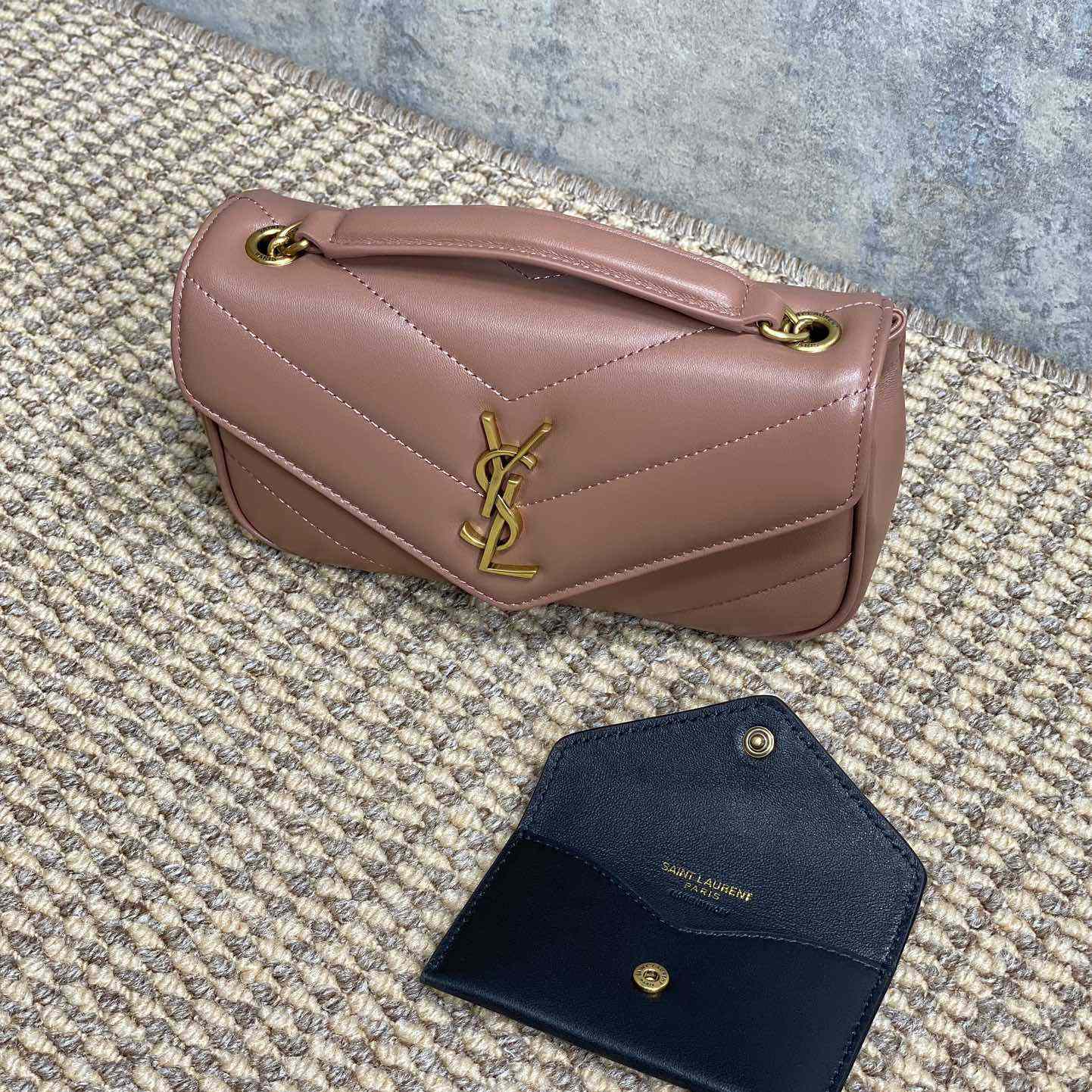 Saint Laurent Loulou Mini In Lambskin - DopestKickz