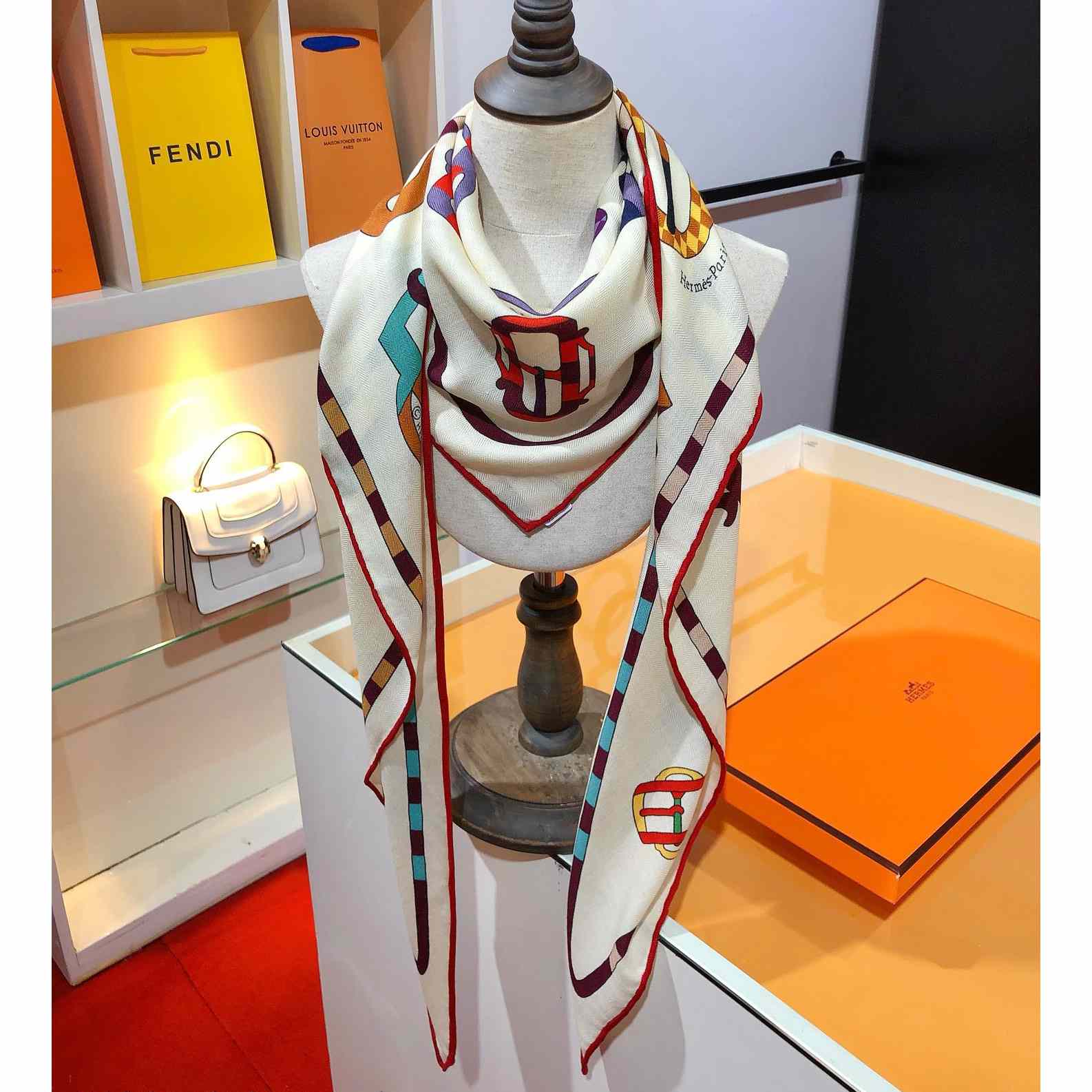 Hermes Bouclerie Moderne En Casaques Giant Triangle - DopestKickz