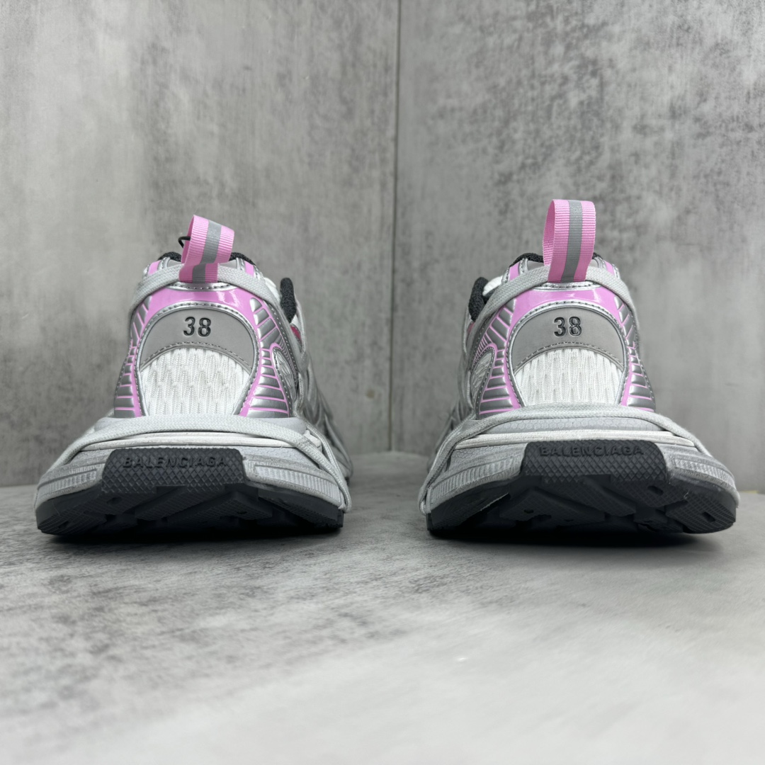 Balenciaga 3XL Extreme Lace Sneaker In White/grey - DopestKickz