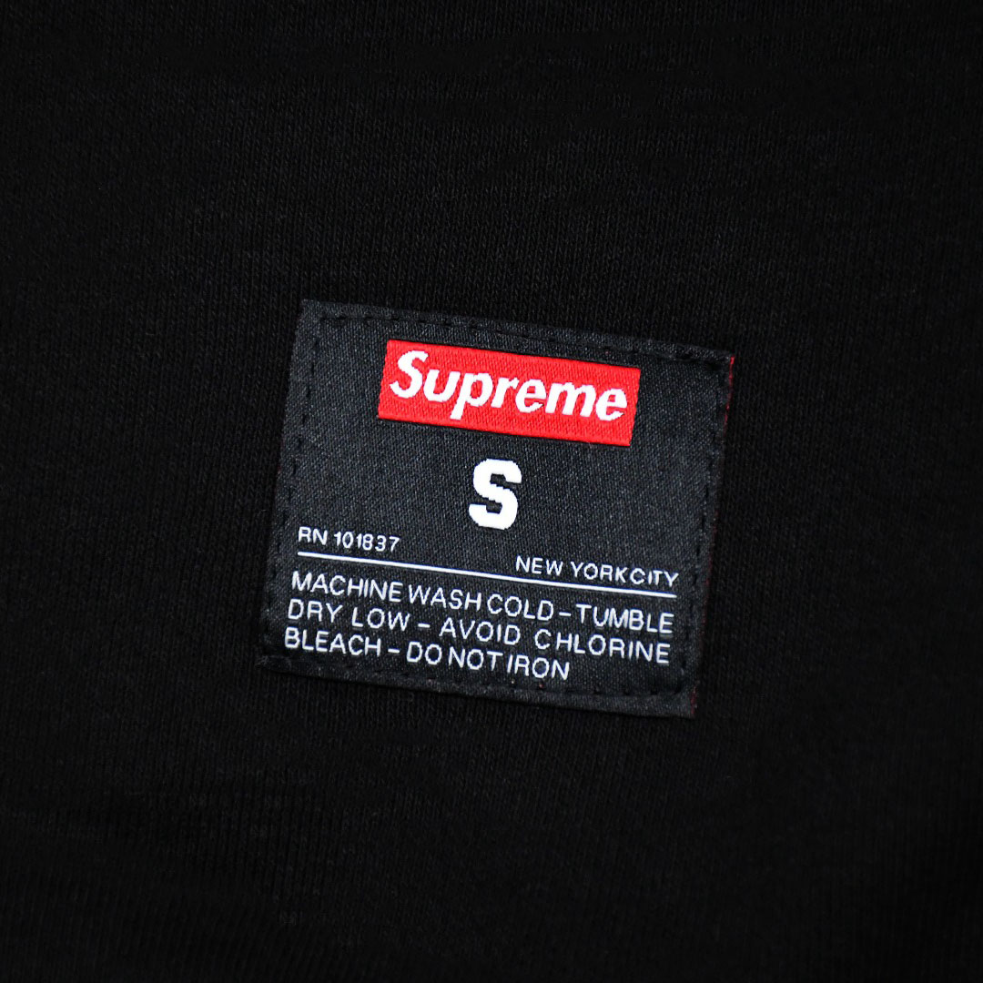 Supreme Kanji Logo Crewneck 'Black' - DopestKickz