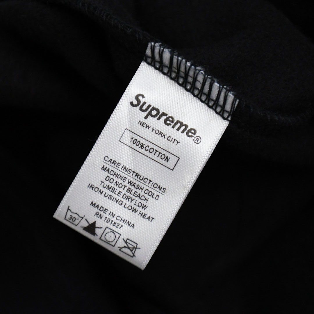 Supreme Kanji Logo Crewneck 'Black' - DopestKickz