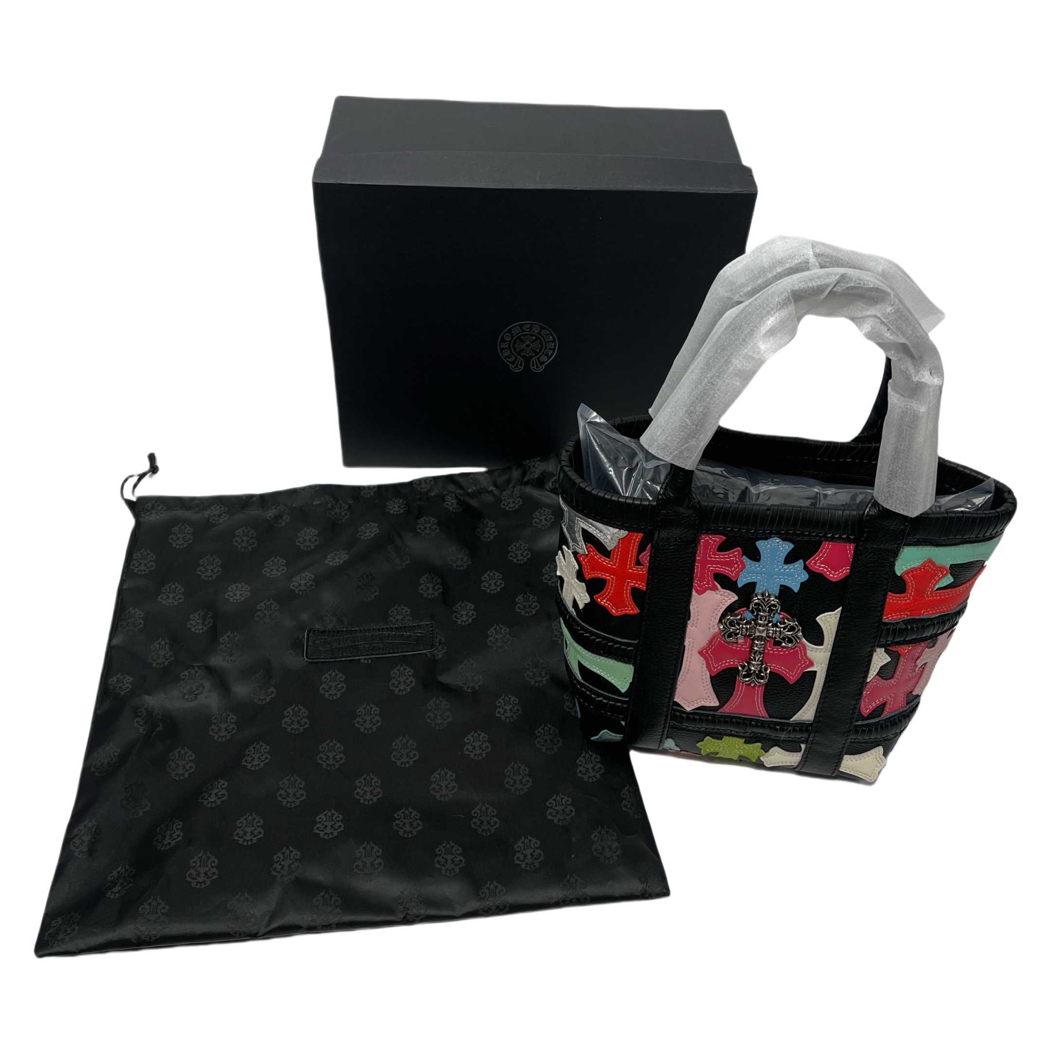Chrome Heart Cross Patch Tote Bag (32-20.5-20.5cm) - DopestKickz