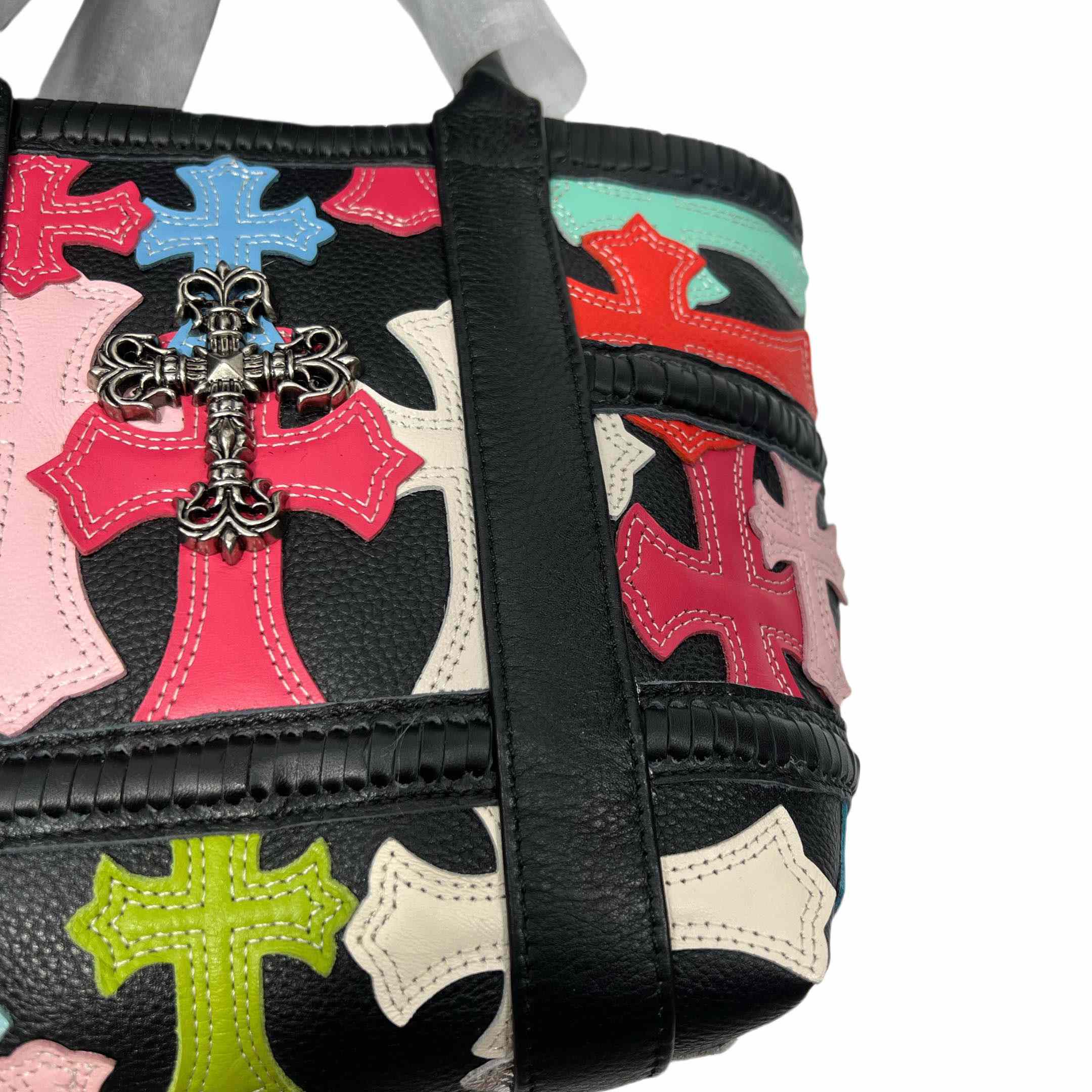 Chrome Heart Cross Patch Tote Bag (32-20.5-20.5cm) - DopestKickz
