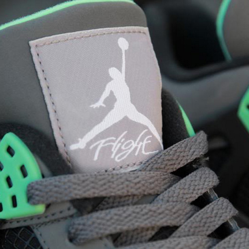 Jordan 4 Retro Green Glow Sneakers    - DopestKickz