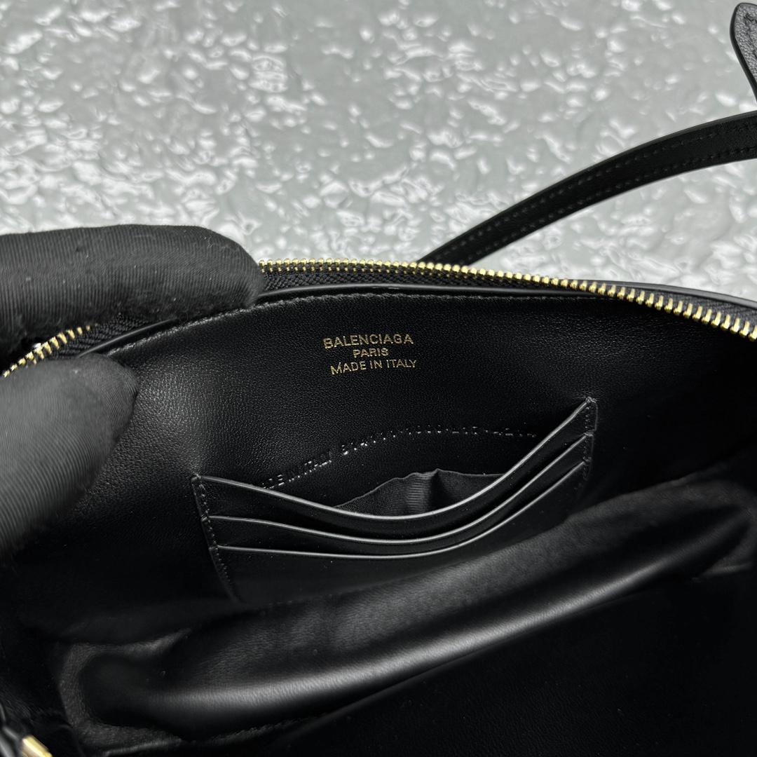 Balenciaga Rodeo Sling Pochette In Black - DopestKickz