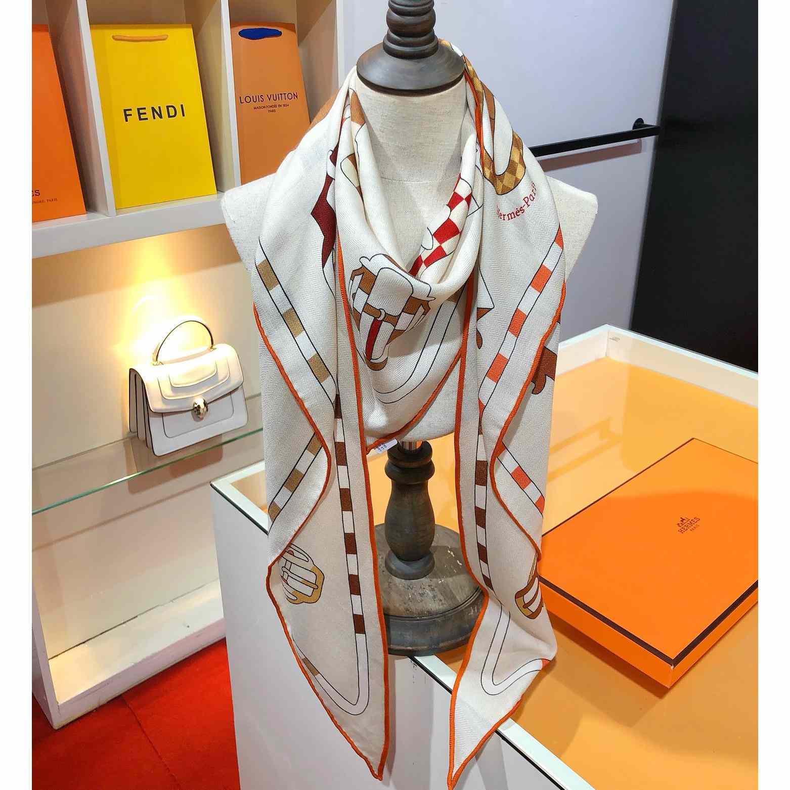 Hermes Bouclerie Moderne En Casaques Giant Triangle - DopestKickz