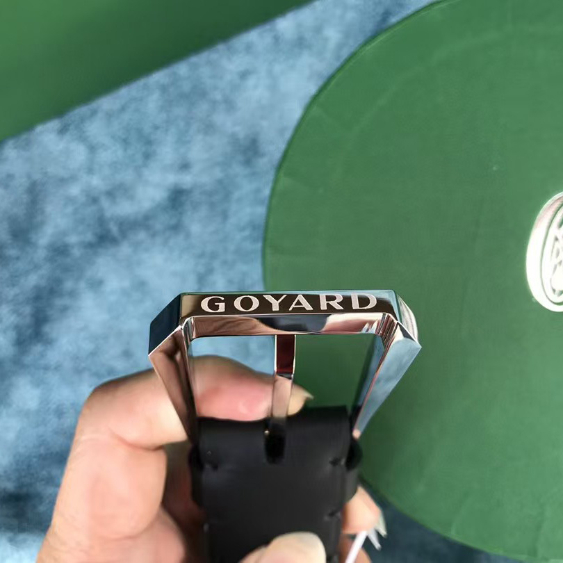 Goyard Paris Leather Mens Belt - DopestKickz