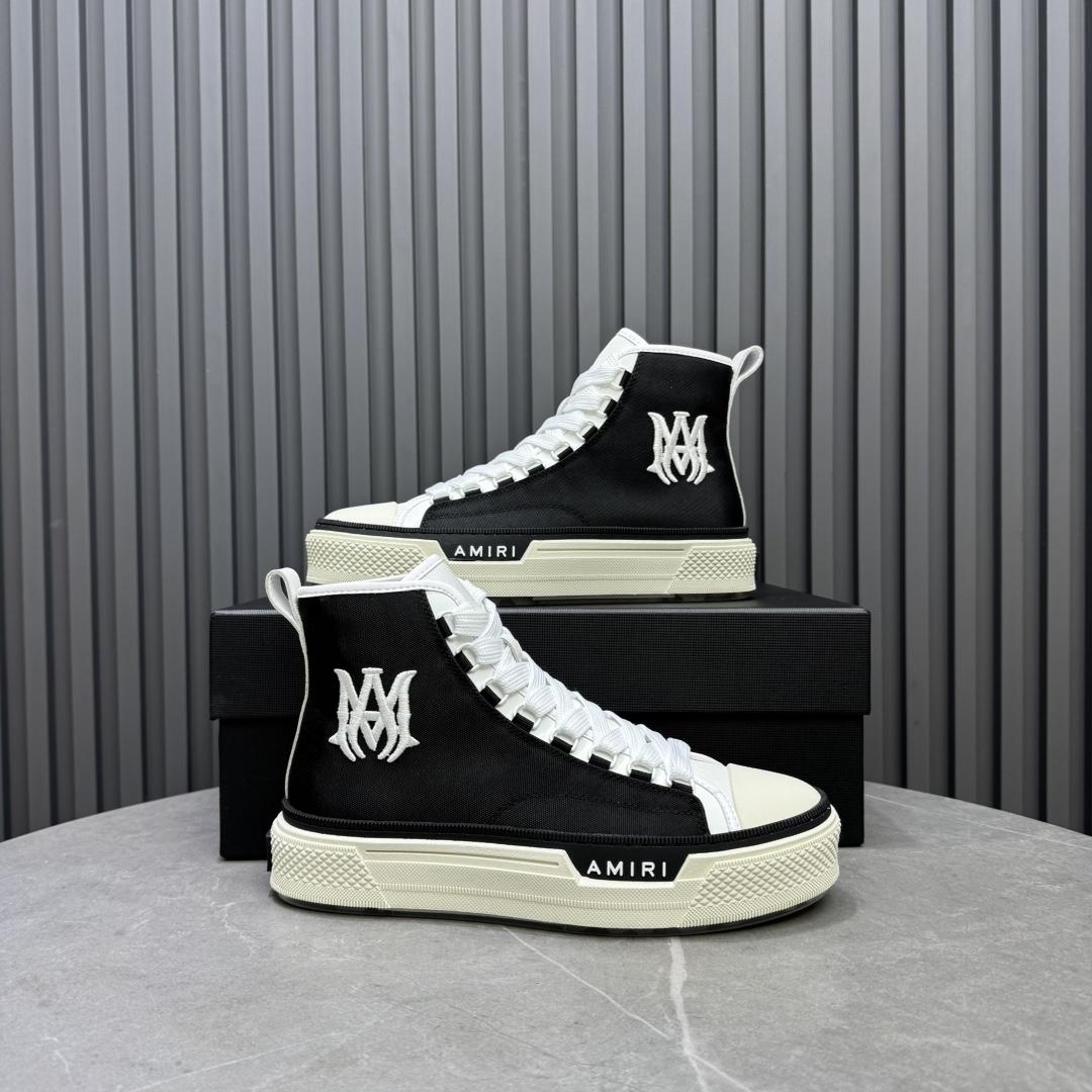 Amiri Court High-stop Sneakers - DopestKickz
