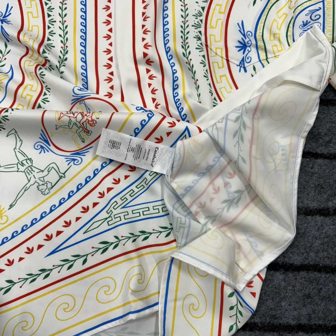 Casablanca Short Sleeve Cuban Collar Shirt - DopestKickz