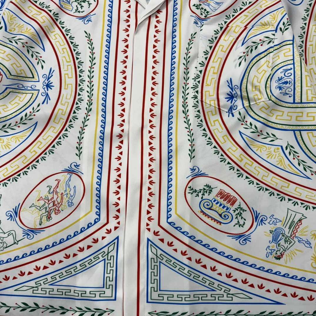 Casablanca Short Sleeve Cuban Collar Shirt - DopestKickz