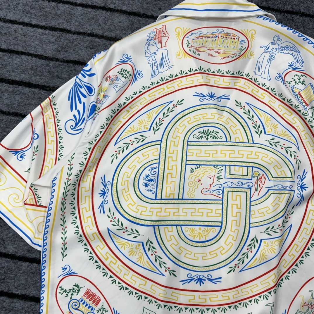 Casablanca Short Sleeve Cuban Collar Shirt - DopestKickz