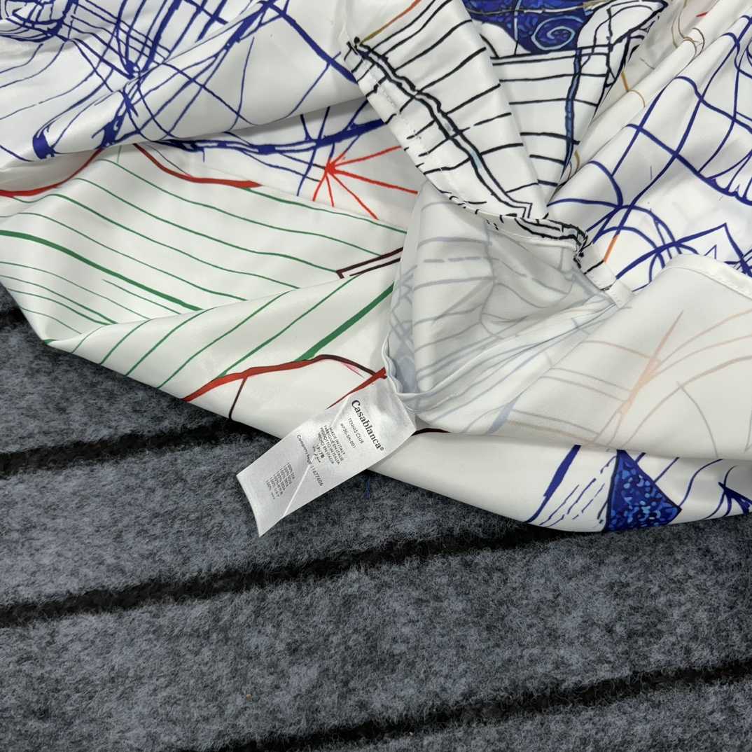 Casablanca Short Sleeve Cuban Collar Shirt - DopestKickz