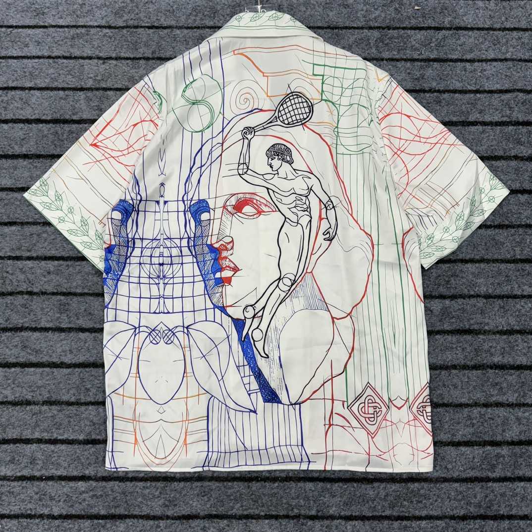 Casablanca Short Sleeve Cuban Collar Shirt - DopestKickz