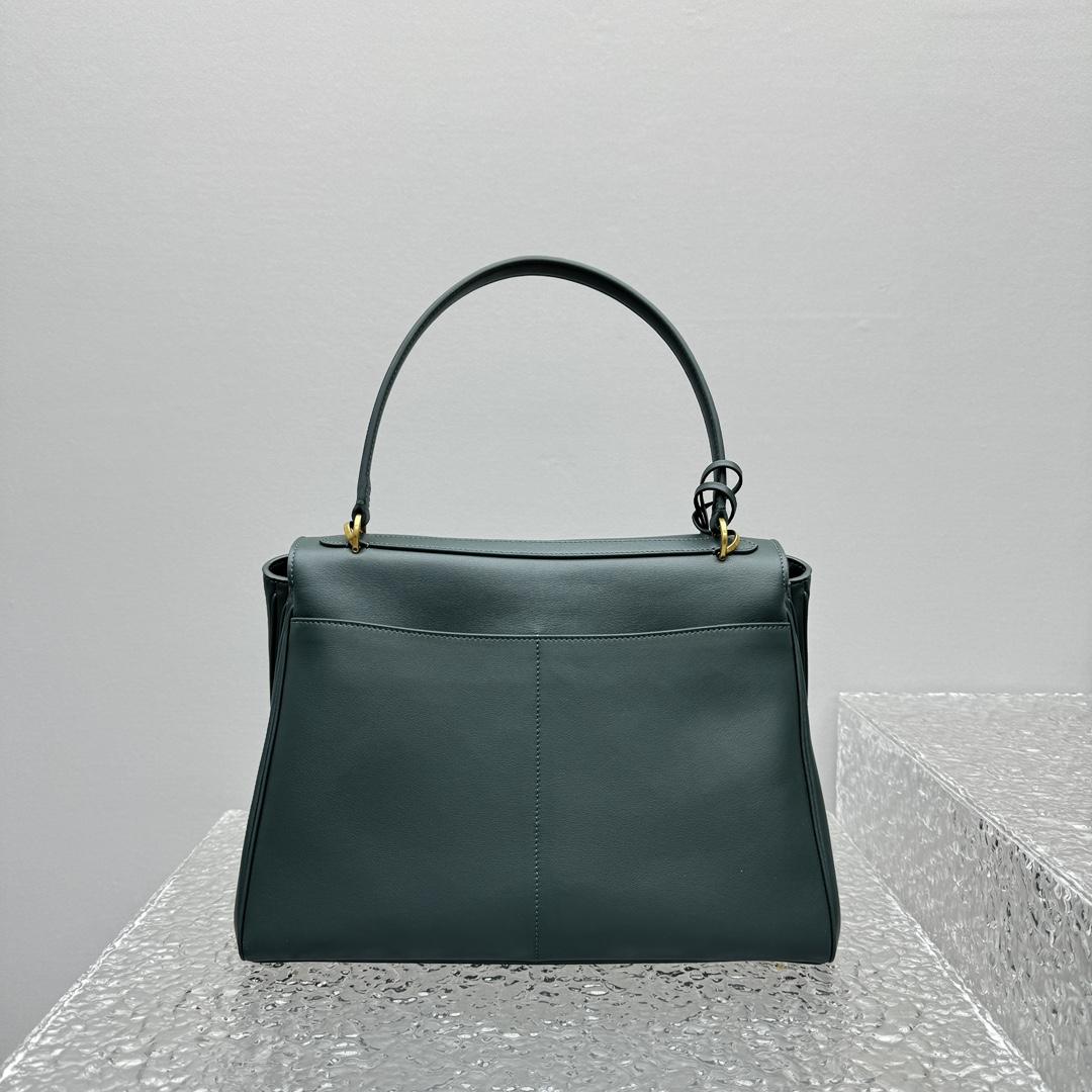 Balenciaga Rodeo Medium Handbag In Pine Green - DopestKickz