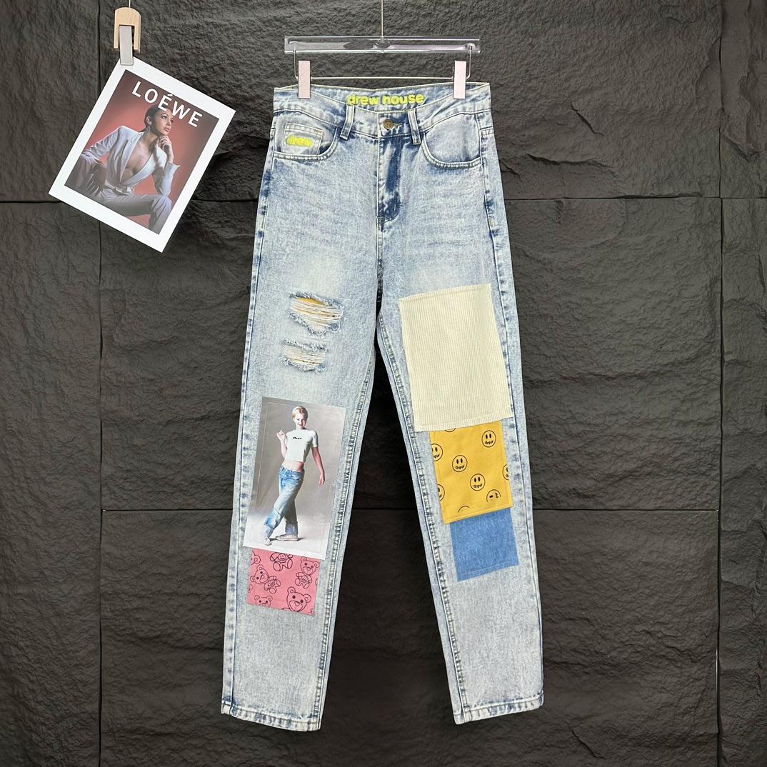 Japanese Brand × Streetwear × Vintage jeans Patch Design Pants - DopestKickz