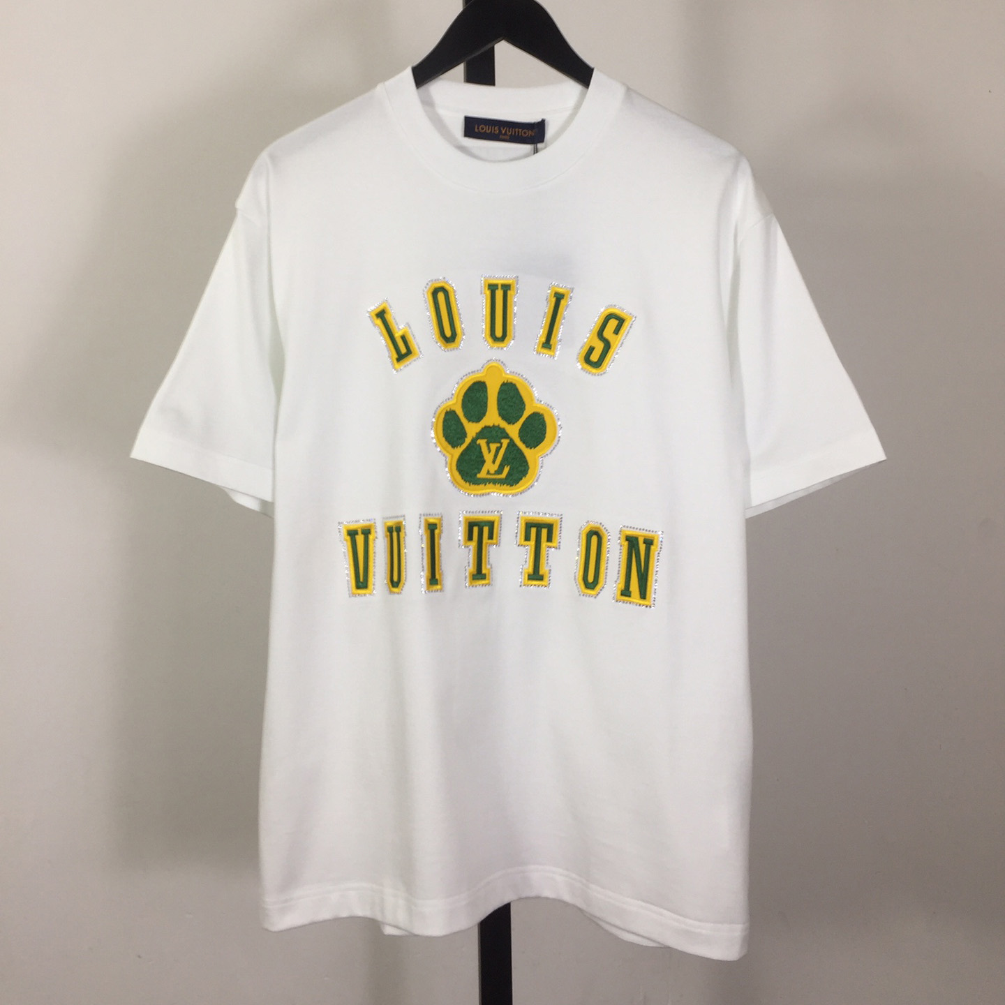 Louis Vuitton Embellished Short-Sleeved Cotton Crewneck - DopestKickz