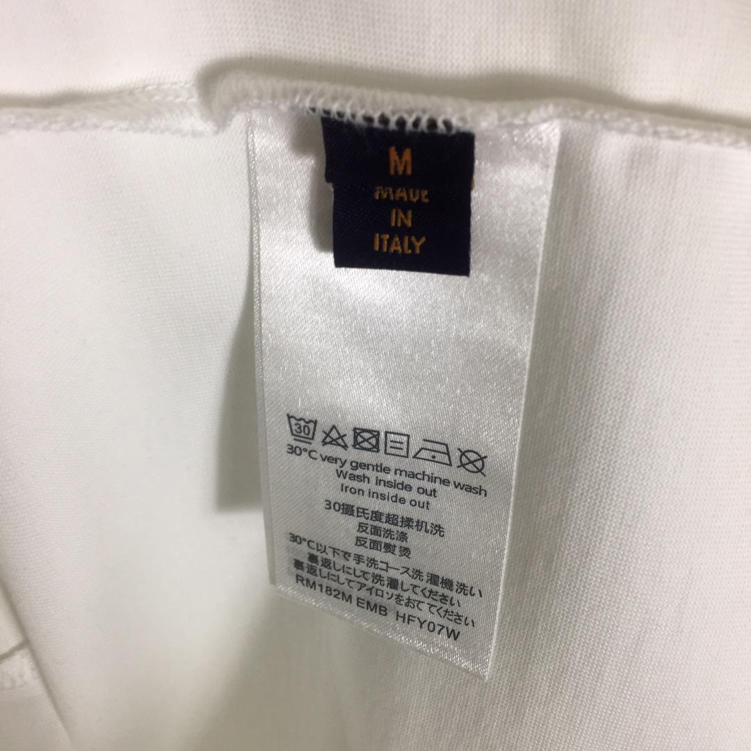 Louis Vuitton Embellished Short-Sleeved Cotton Crewneck - DopestKickz