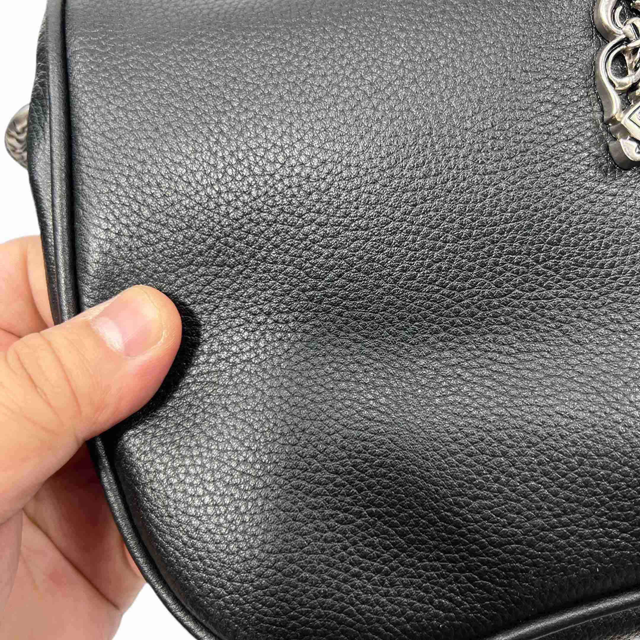 Chrome Heart Black Nugget Bag   25-16-9cm - DopestKickz