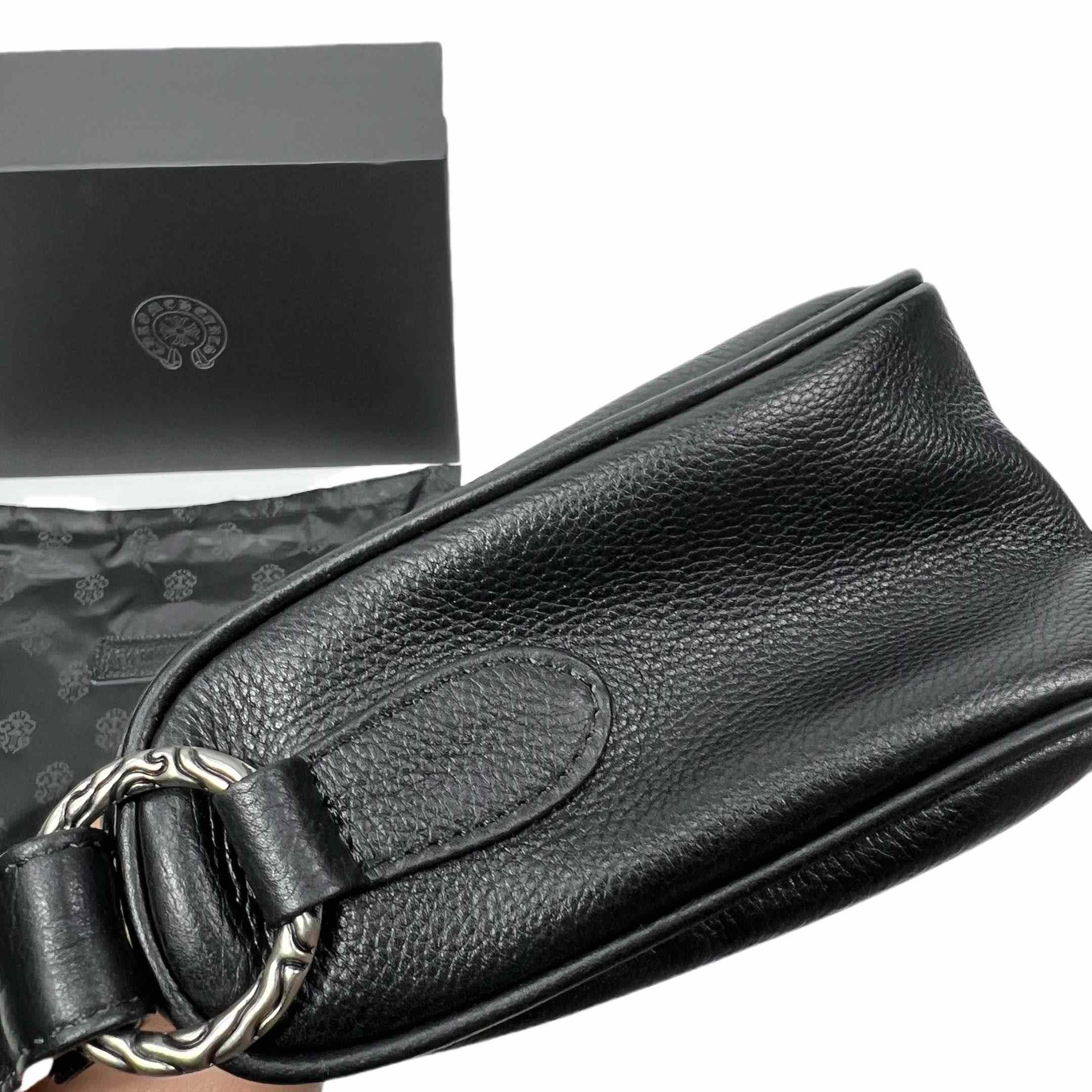 Chrome Heart Black Nugget Bag   25-16-9cm - DopestKickz