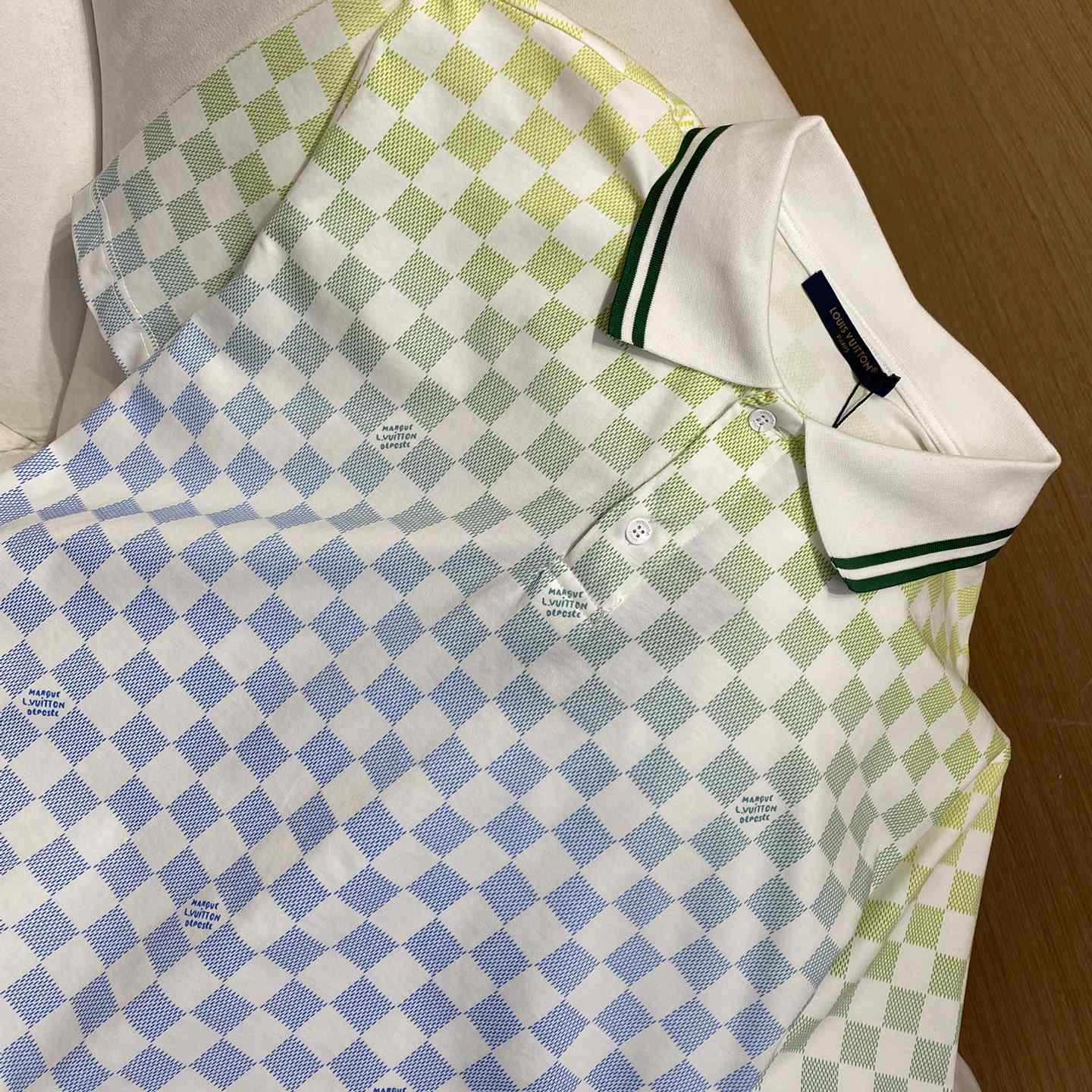Louis Vuitton Damier Polo Shirt - DopestKickz