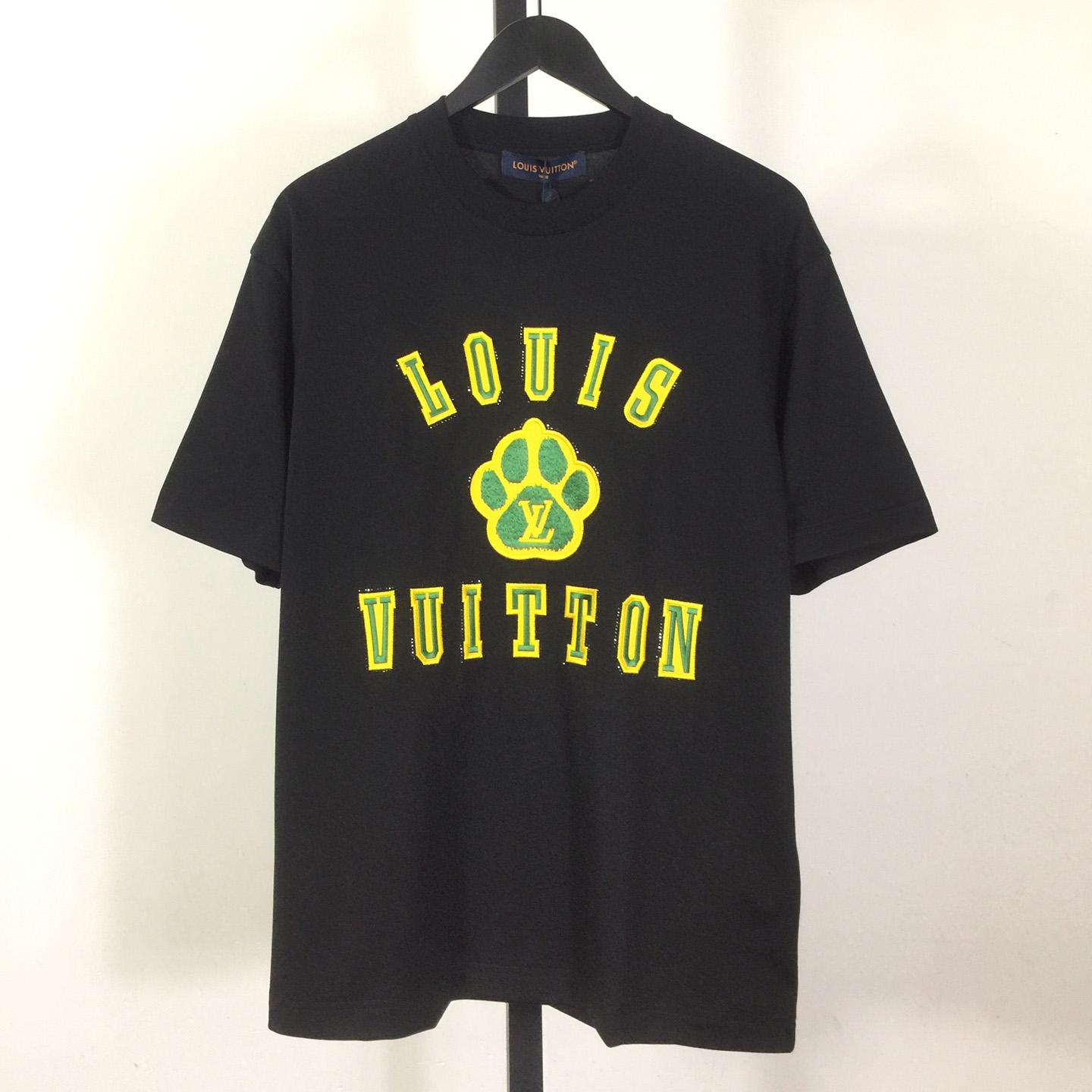 Louis Vuitton Embellished Short-Sleeved Cotton Crewneck - DopestKickz