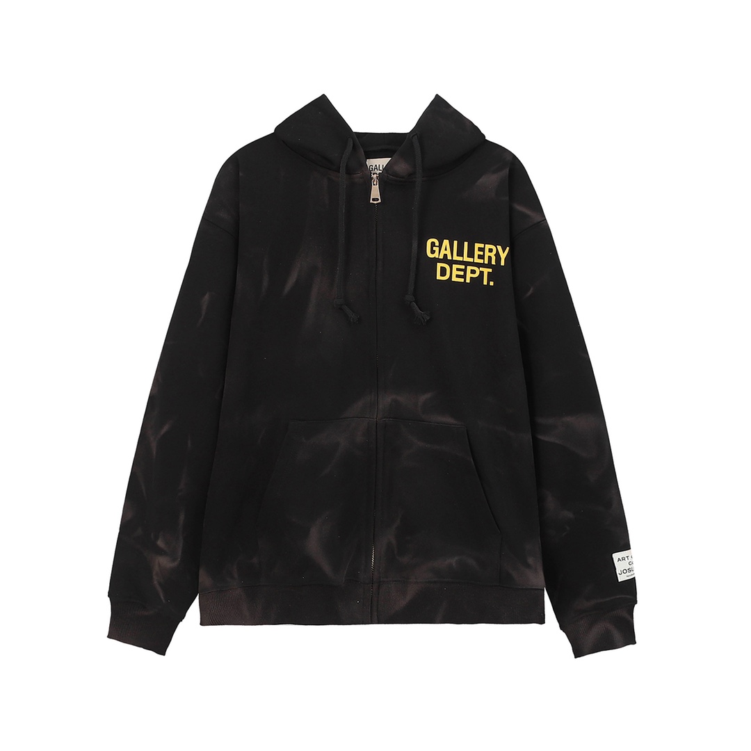 Gallery Dept. Vintage Tie-Dye Full Zip Hoodie - DopestKickz