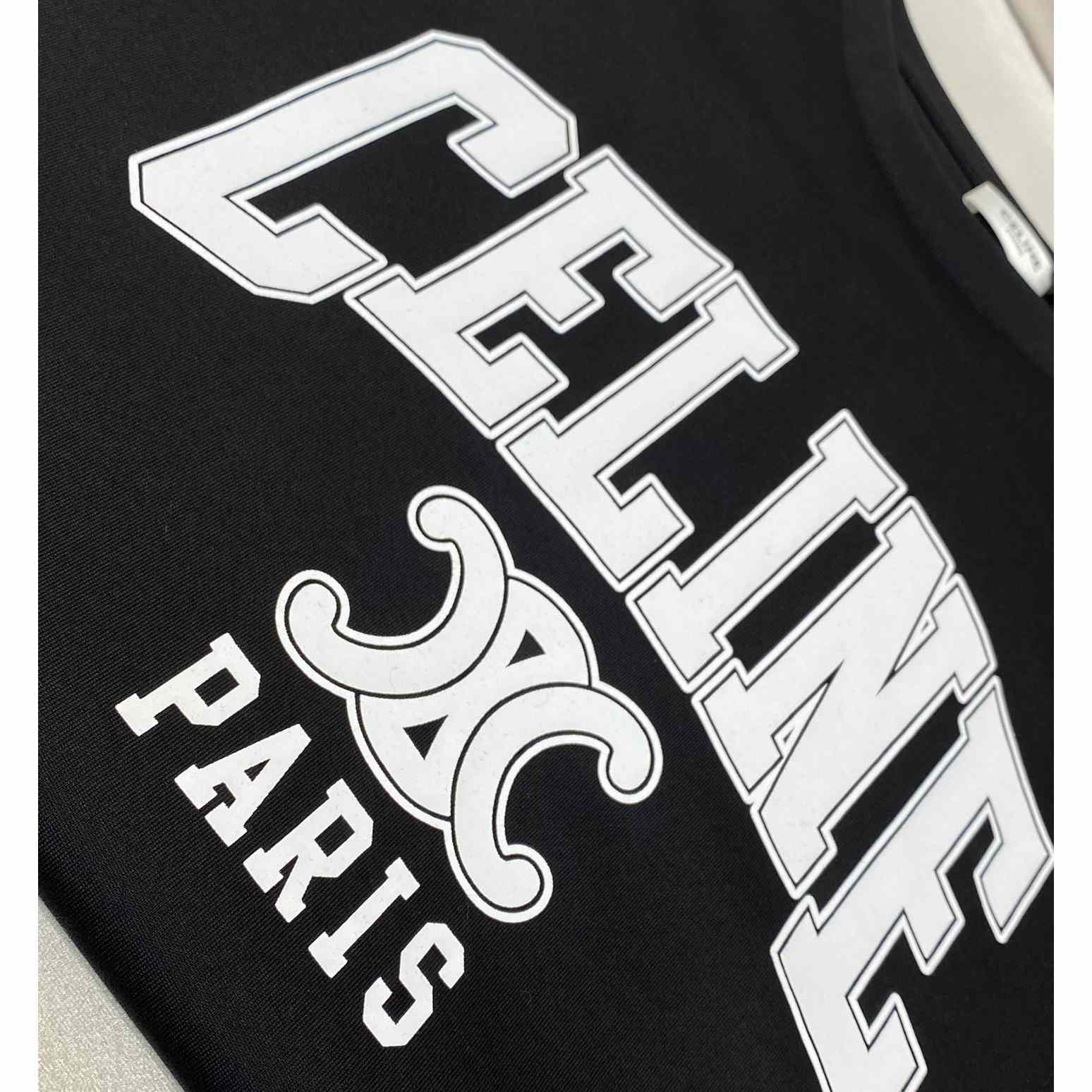 Celine Loose T-shirt In Cotton Jersey - DopestKickz