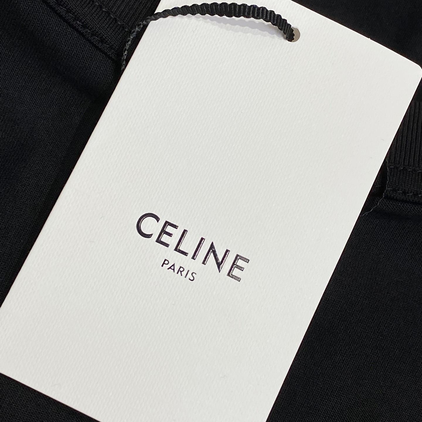 Celine Loose T-shirt In Cotton Jersey - DopestKickz