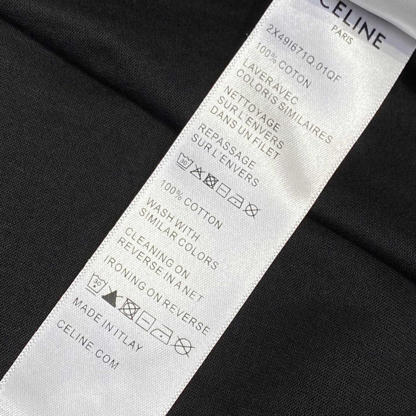 Celine Loose T-shirt In Cotton Jersey - DopestKickz