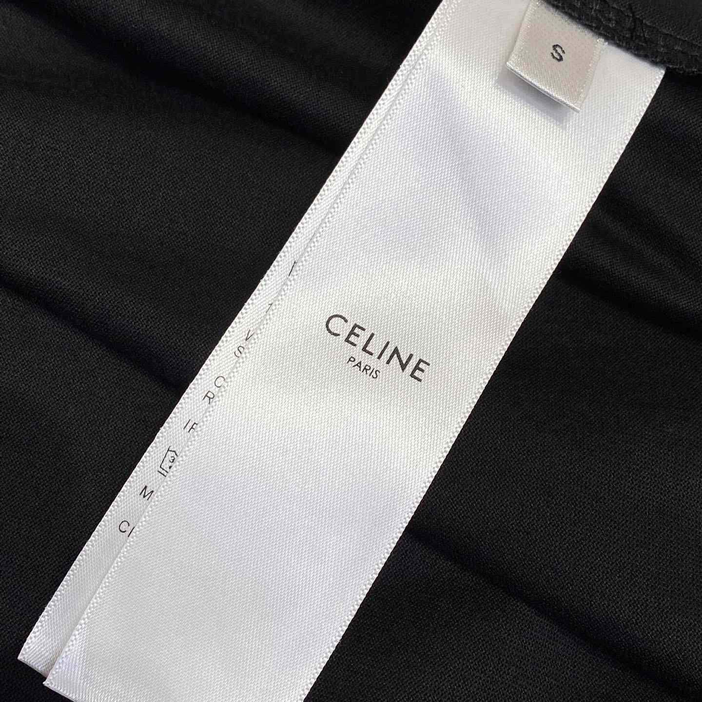Celine Loose T-shirt In Cotton Jersey - DopestKickz