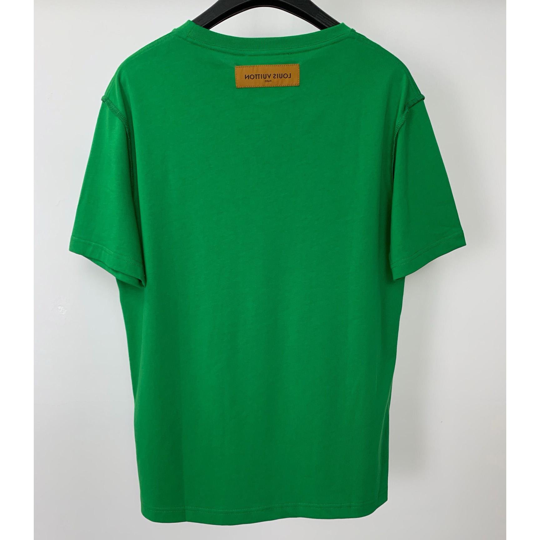 Louis Vuitton Logo Cotton T-Shirt    - DopestKickz