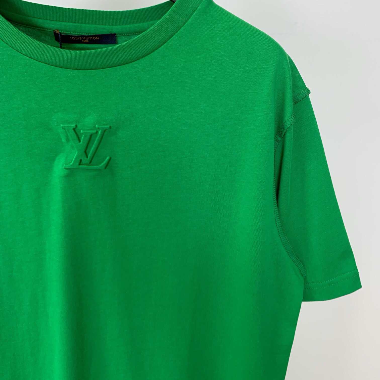 Louis Vuitton Logo Cotton T-Shirt    - DopestKickz