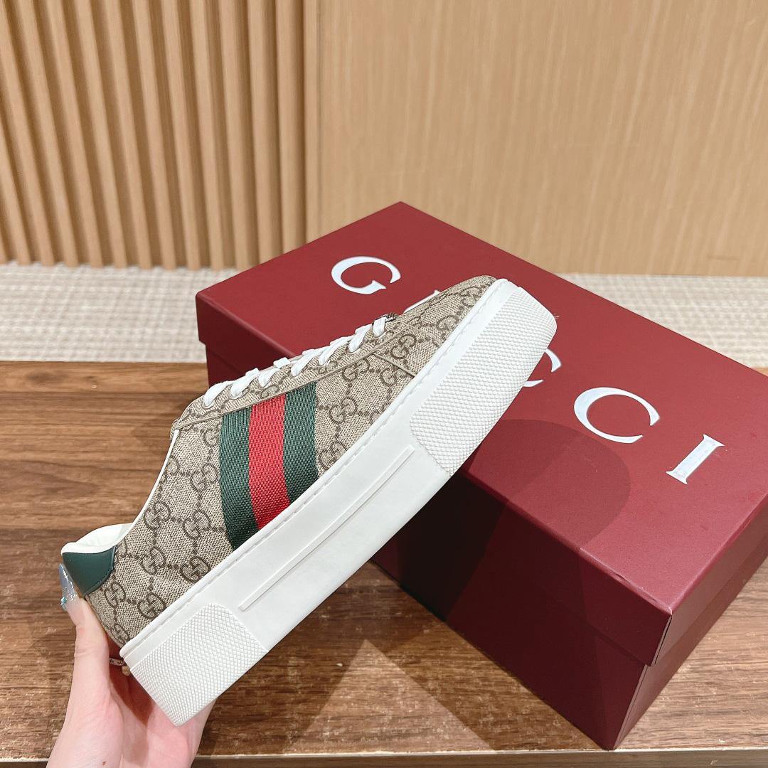Gucci Ace Sneaker With Web - DopestKickz