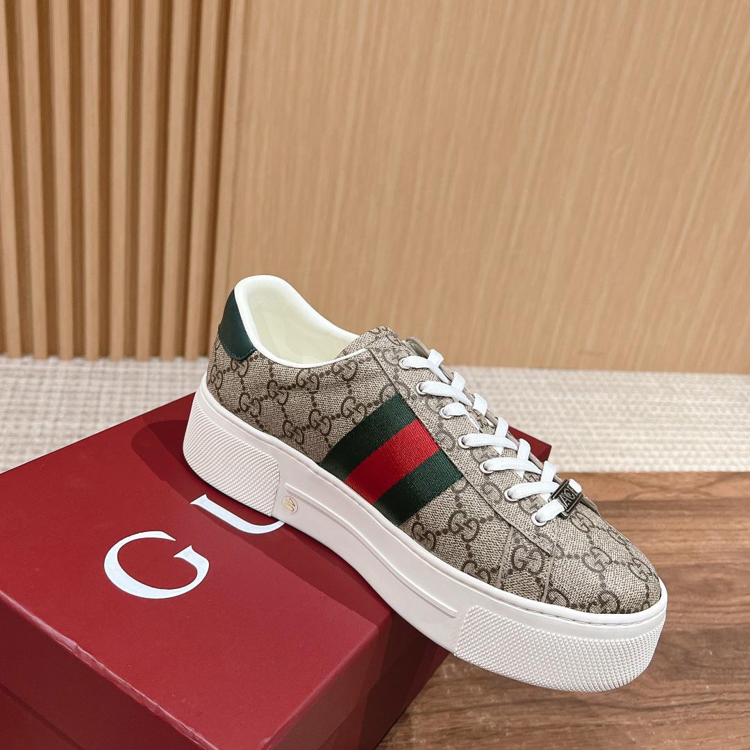 Gucci Ace Sneaker With Web - DopestKickz