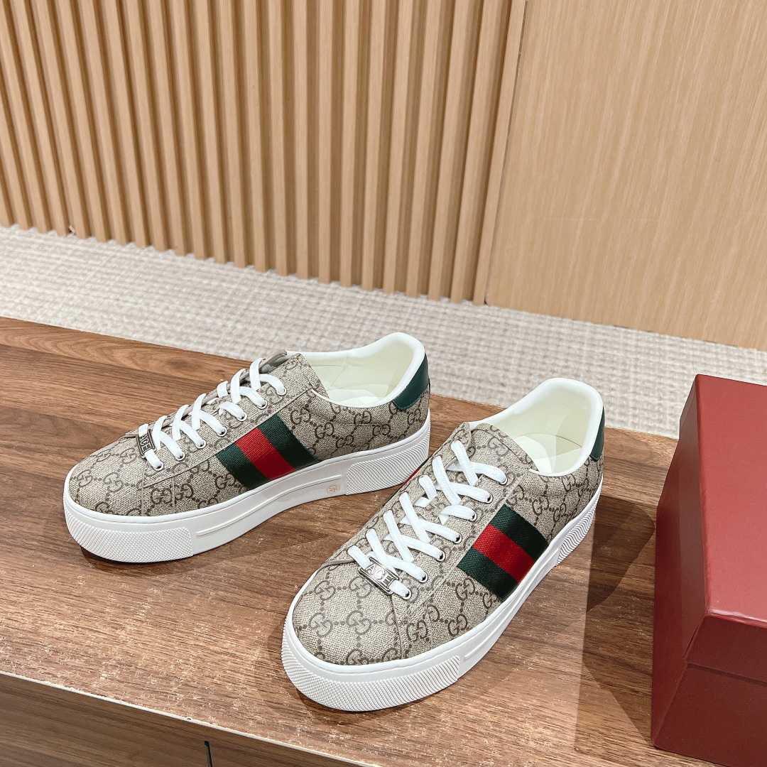 Gucci Ace Sneaker With Web - DopestKickz