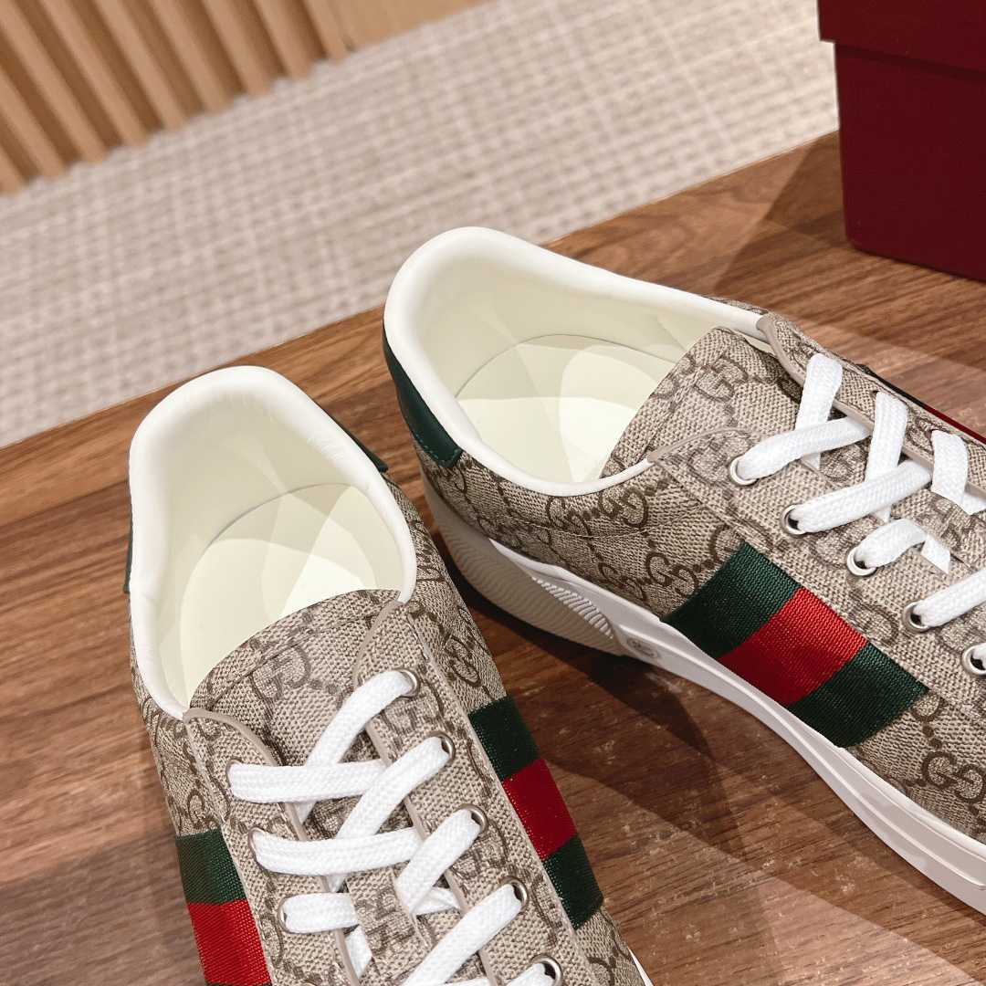 Gucci Ace Sneaker With Web - DopestKickz