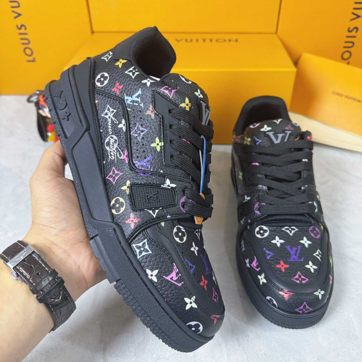 Louis Vuitton LV Trainer Sneaker  1AGZE2 - DopestKickz