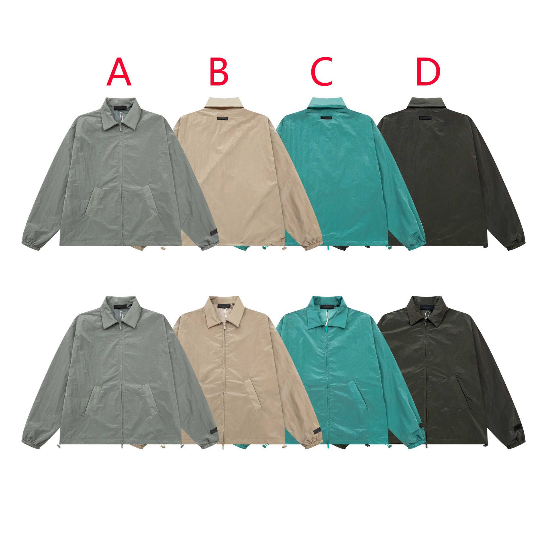 Fear Of God Essential Crinkle Nylon Bomber - DopestKickz