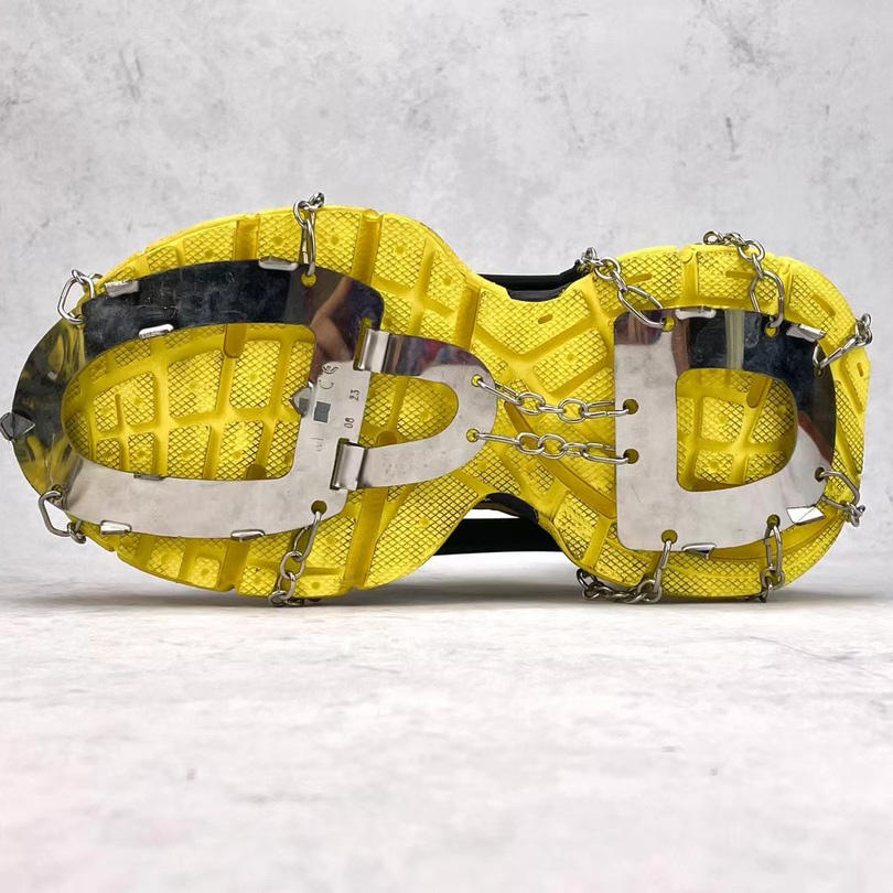 Balenciaga 3XL Ski Sneaker In Yellow And Black Mesh And Polyurethane - DopestKickz