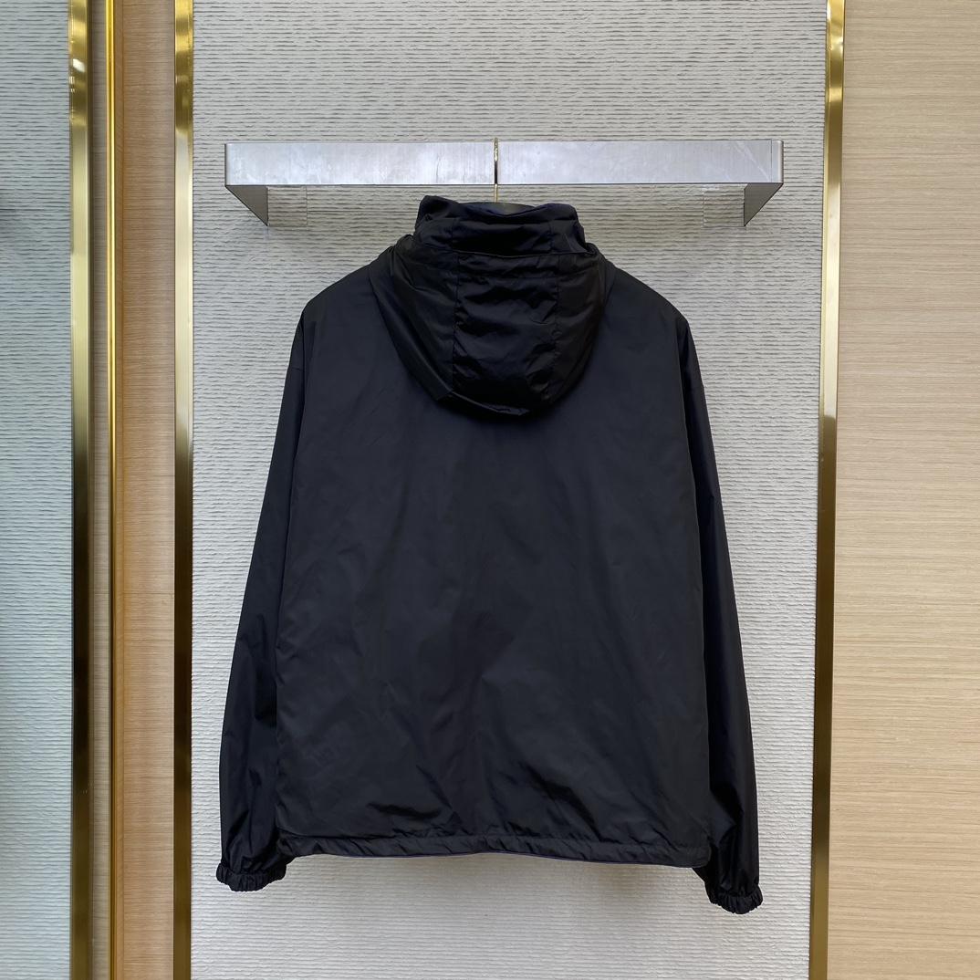 Prada Re-Nylon Reversible Hooded Jacket - DopestKickz