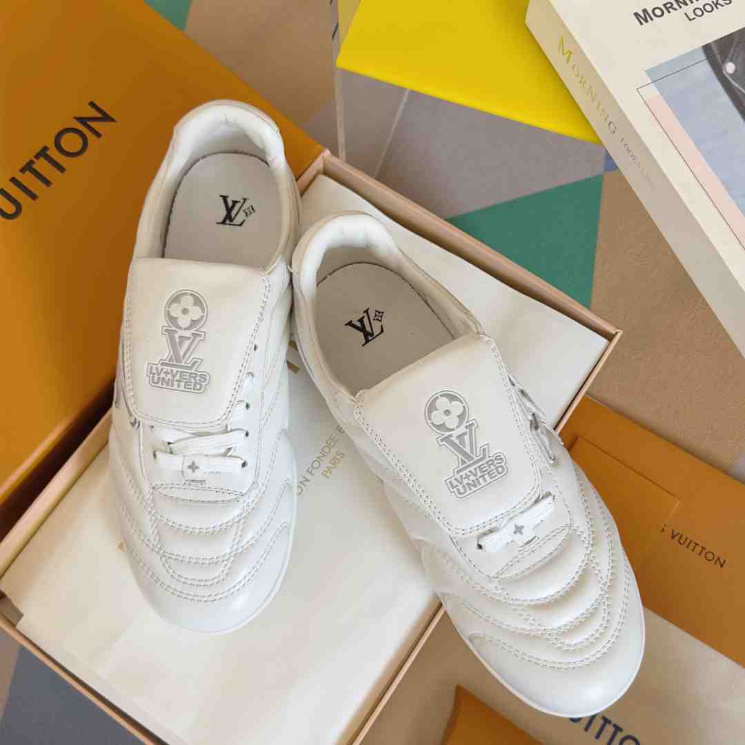 Louis Vuitton LV Footprint Soccer Sneaker   1AHDOA - DopestKickz