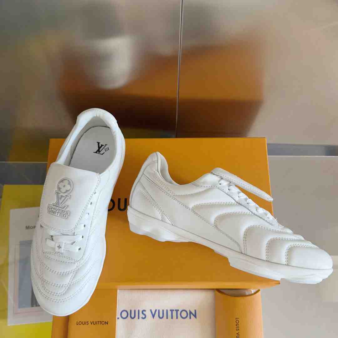 Louis Vuitton LV Footprint Soccer Sneaker   1AHDOA - DopestKickz