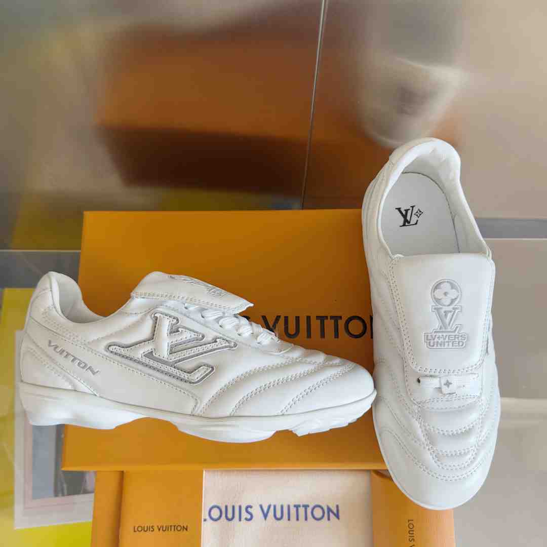 Louis Vuitton LV Footprint Soccer Sneaker   1AHDOA - DopestKickz