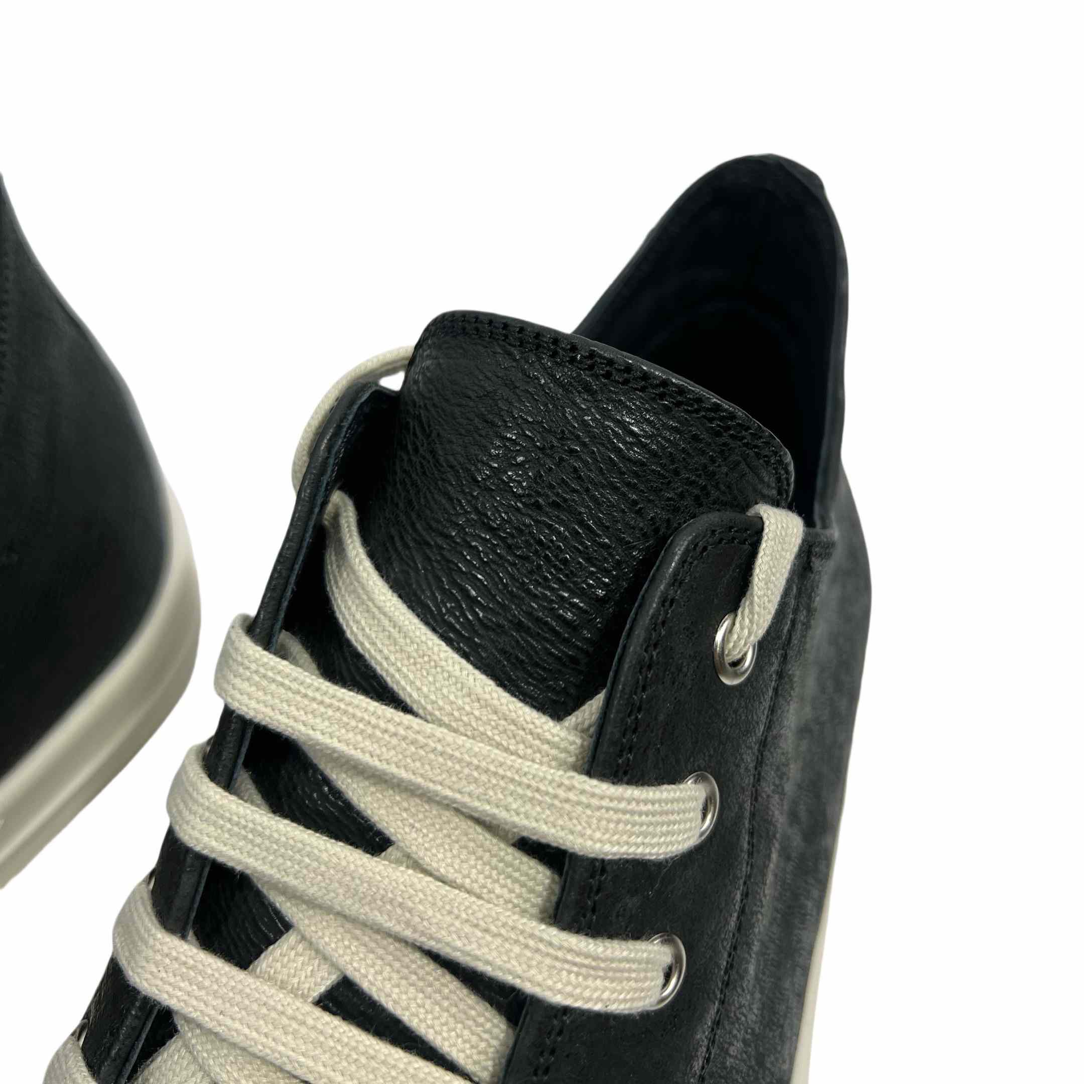 Rick Owens Leather Low-Top Sneakers - DopestKickz